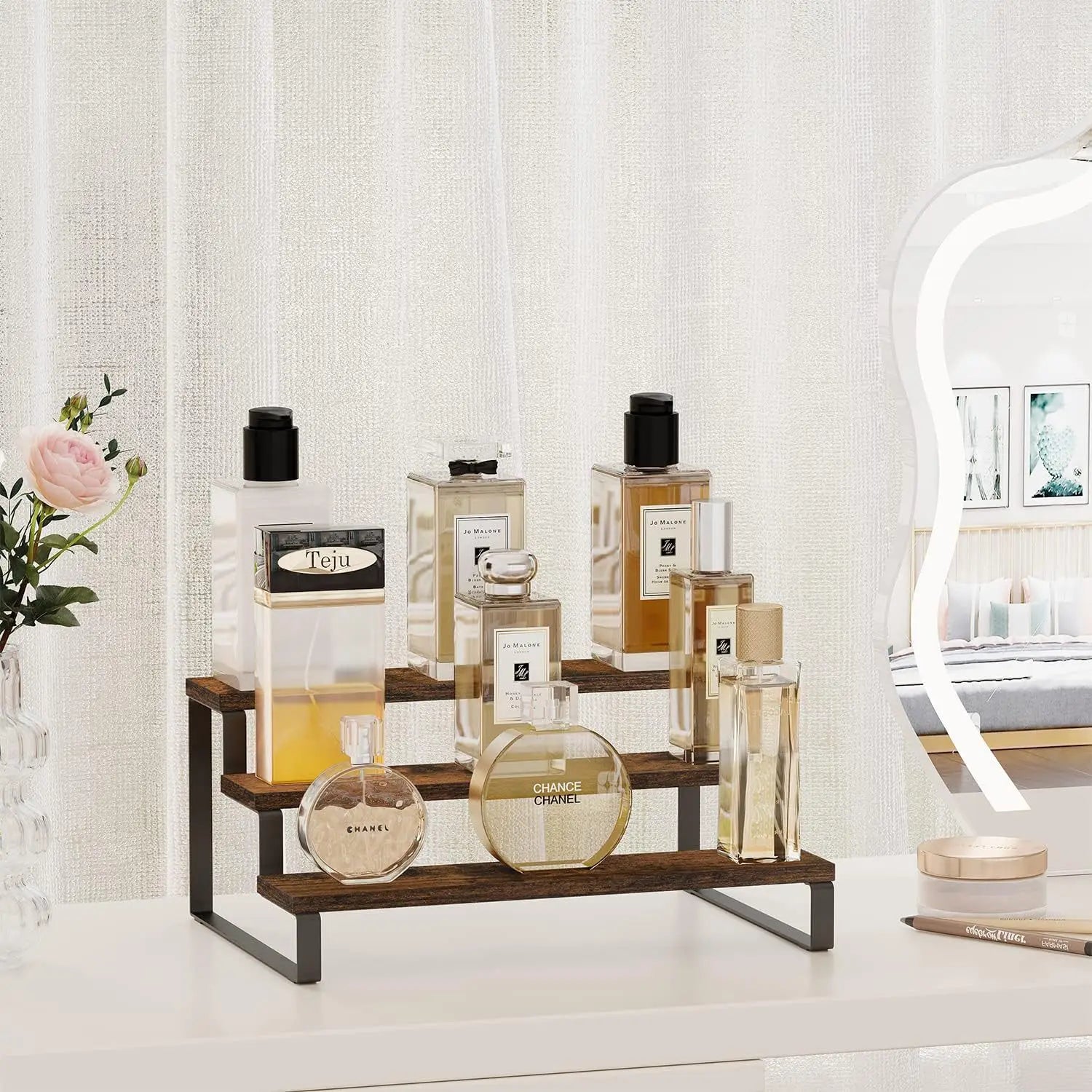 Premium Holz Display Rack für Gewürzlagerung-Yabubest - Home & More