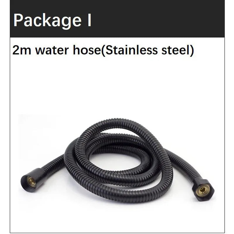 Handbrause Bidet WC Spritzpistole Duschkopf schwarz für Bad WC Einsatz