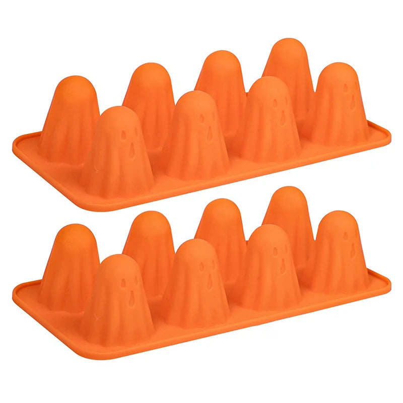 Halloween Silikon Backform Gespenst Flexibel für Kuchen Schokolade Süßigkeiten