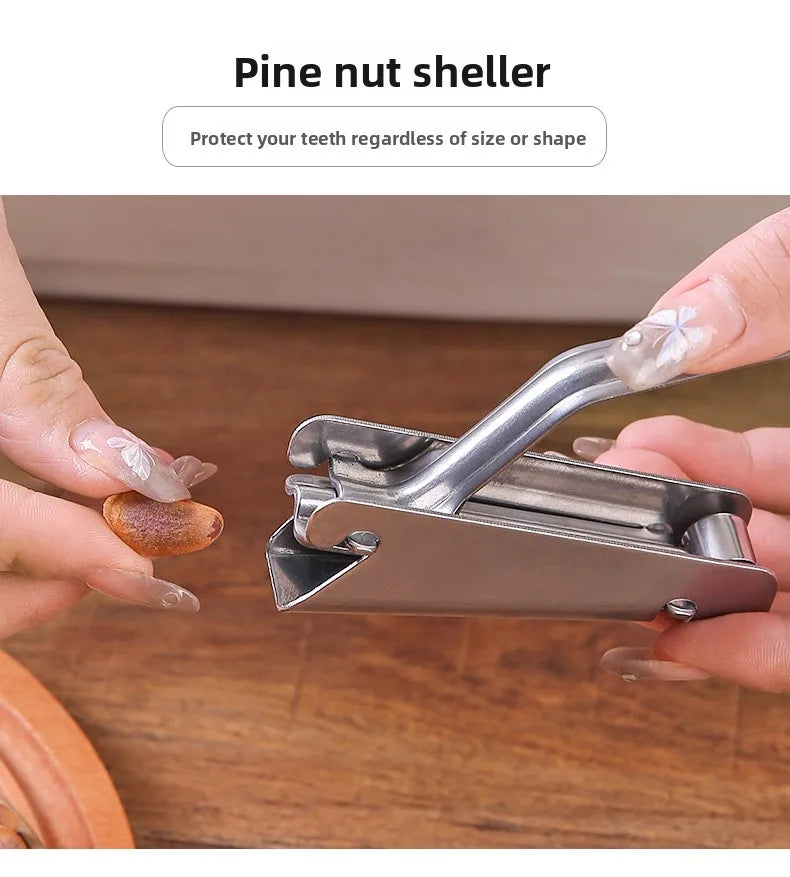 Praktischer Nuss Schäler aus Edelstahl für Zuhause