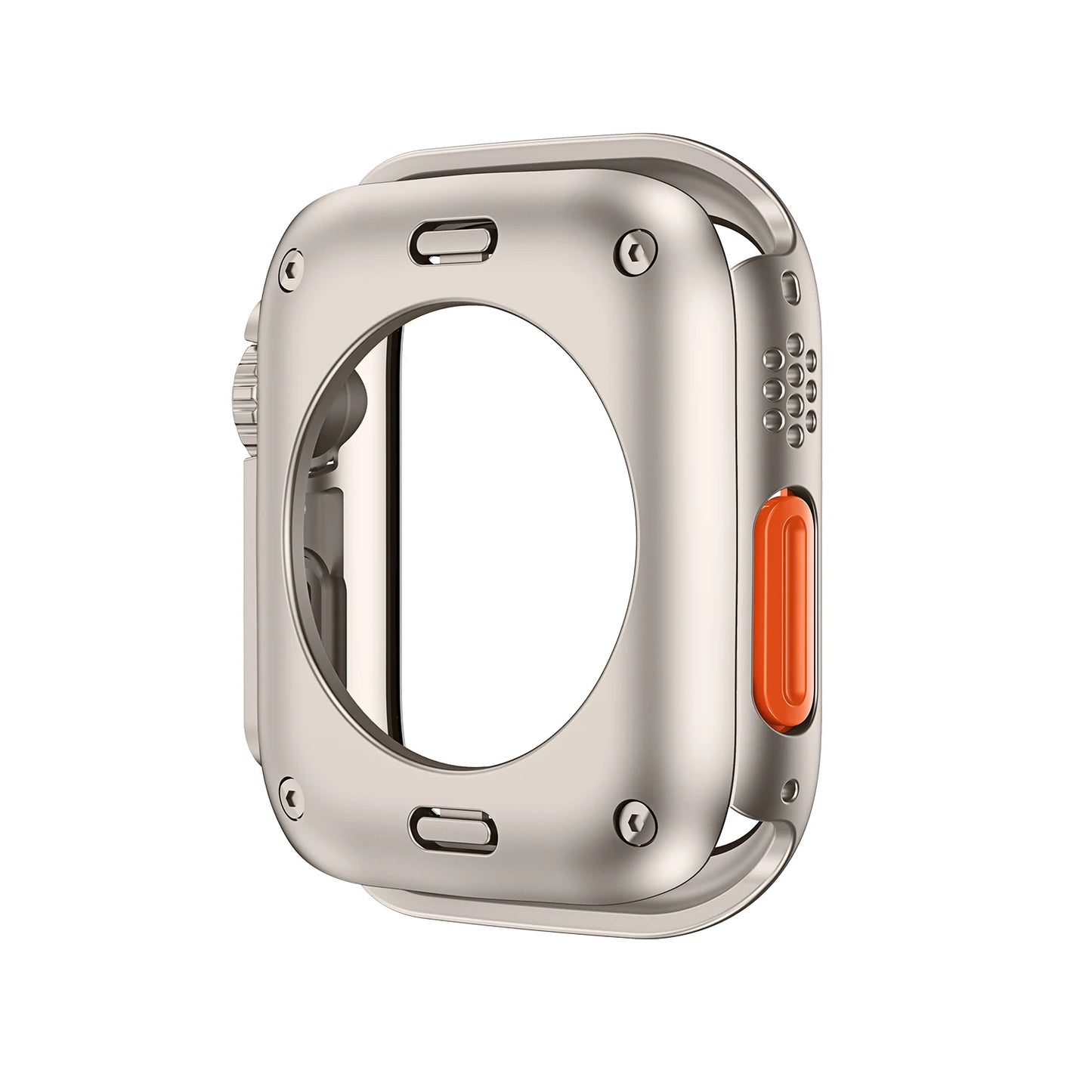 Displayschutzfolie und PC-Hülle kompatibel mit Smartwatch 40-45 mm Schutz