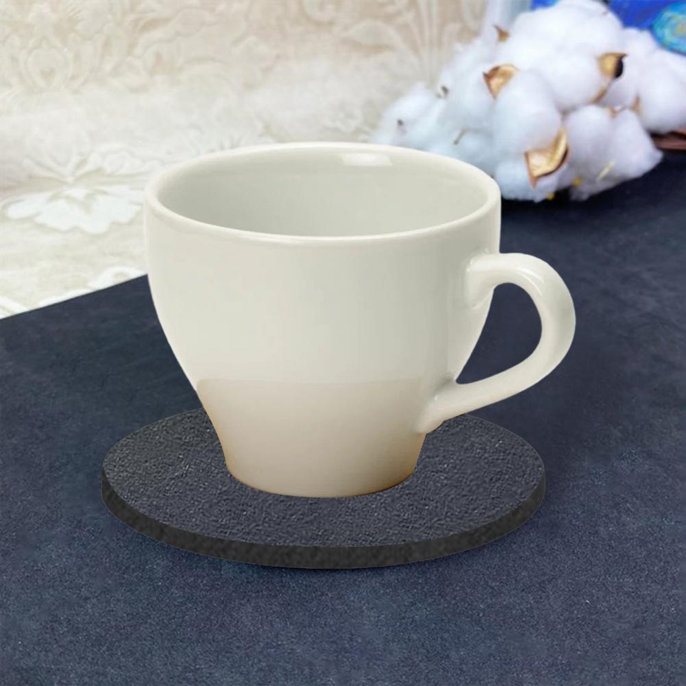 10er Set runde Filz-Untersetzer mit Wärmeisolierung und Antirutschfunktion