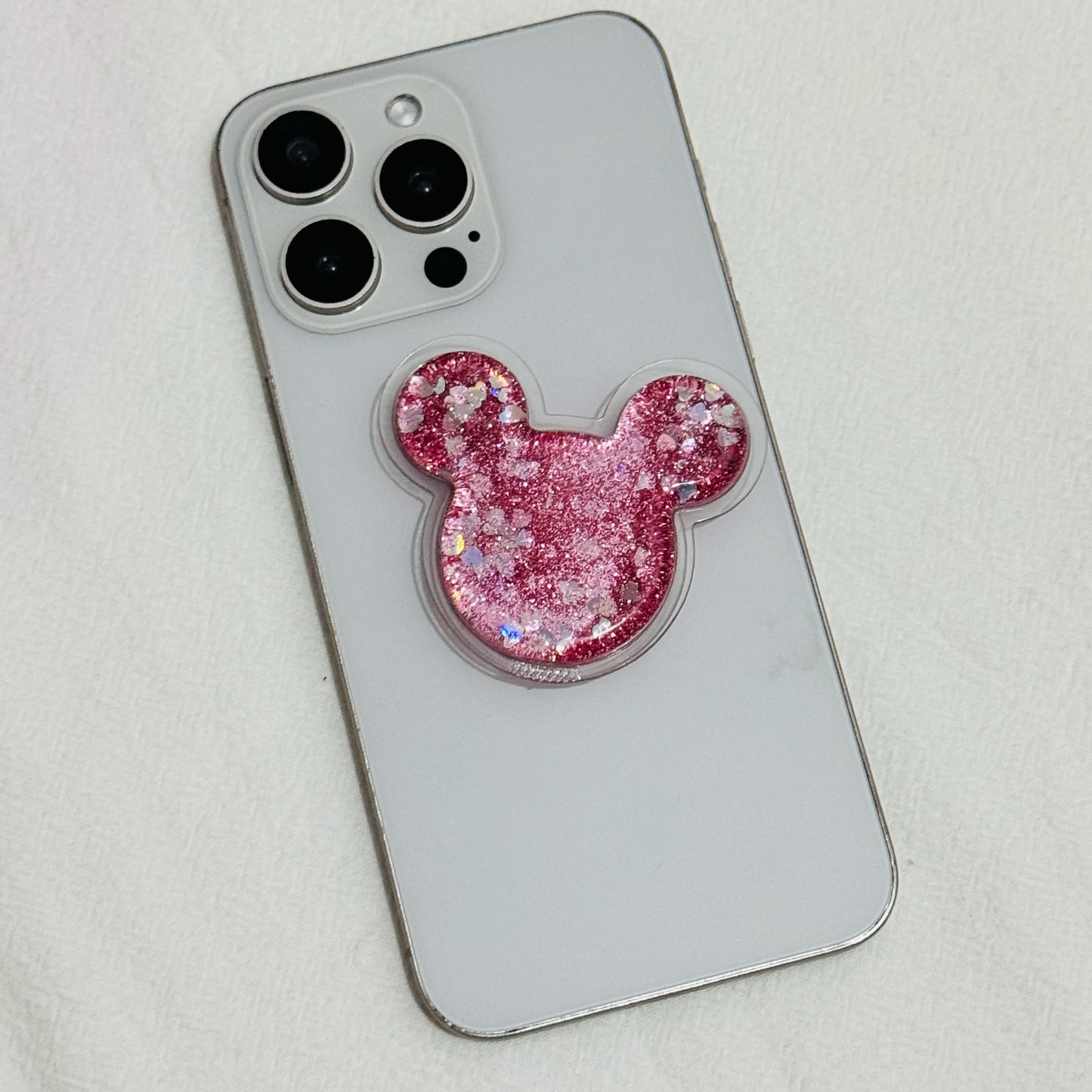 Süßer weicher Blingbling Maus Handyhalter erweiterbar für iPhone Samsung Hüllen-Yabubest - Home & More