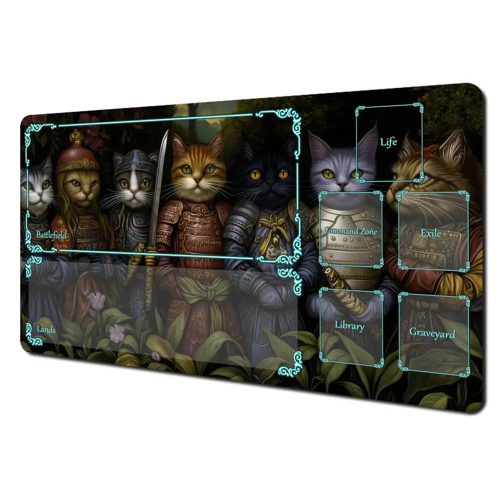 Rutschfeste Karten Gaming Matte mit Monsterzone für strategische Spiele
