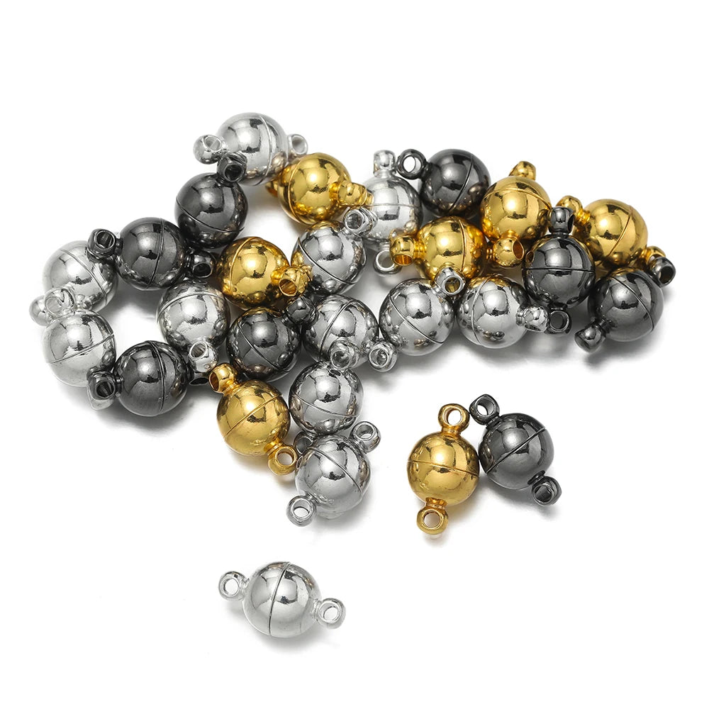 Runde magnetische Verschlüsse für DIY Schmuck Bastelprojekte