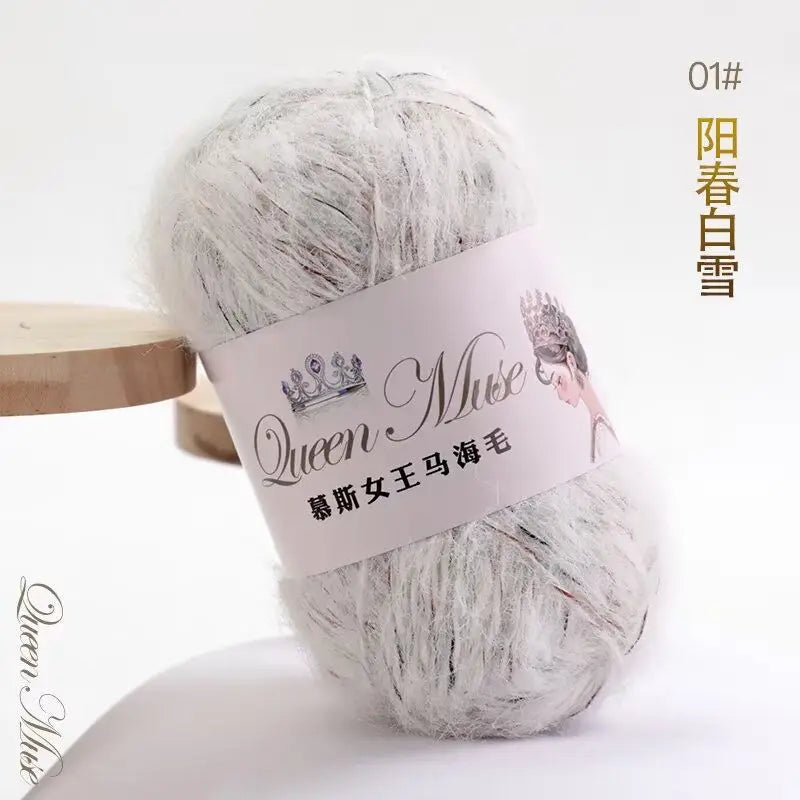 Weiches Mohair Garn für komfortable handgestrickte Kleidung