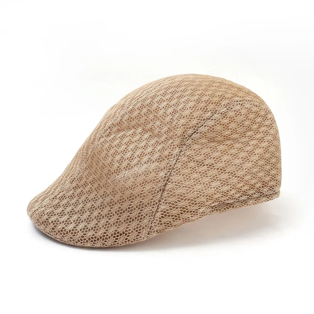 Atmungsaktive Sommer-Berets Unisex – Winddicht - Sonnenschutz, Retro-Stil