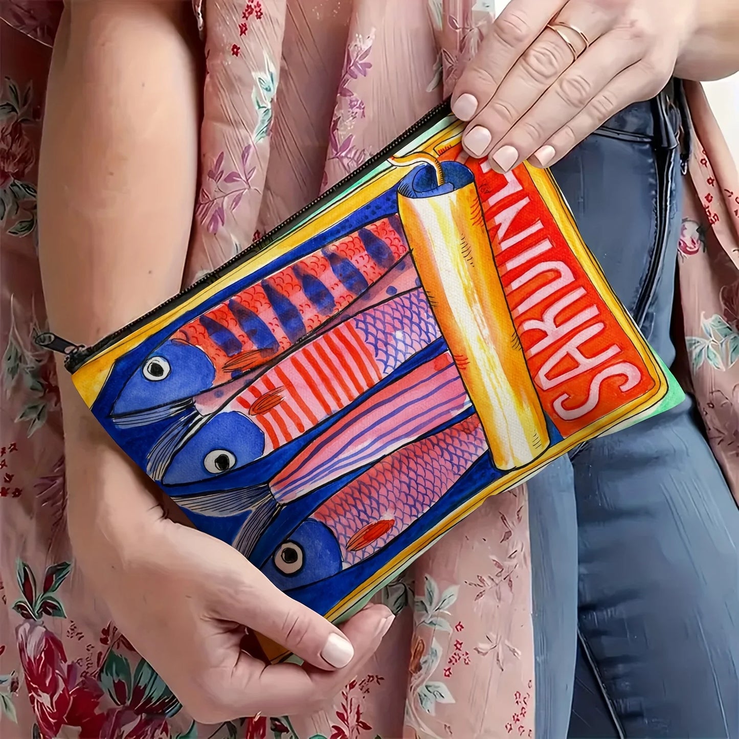 Robuste lichtbeständige Make-up Tasche mit Reißverschluss Reise Organizer-Yabubestshop