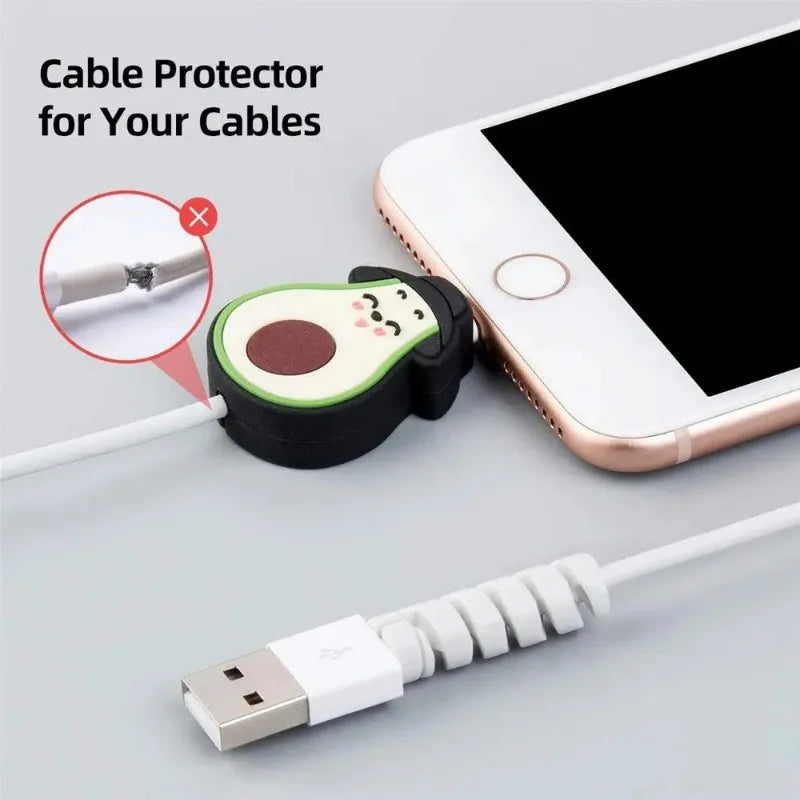 Cartoon USB Ladekabel Schutz für Handy Datenleitung - Kabelbruch