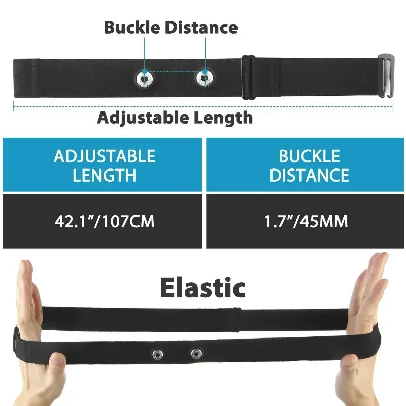 Ersatzband kompatibel mit Polar H7 H9 H10 Wahoo Tick Garmin Sensor