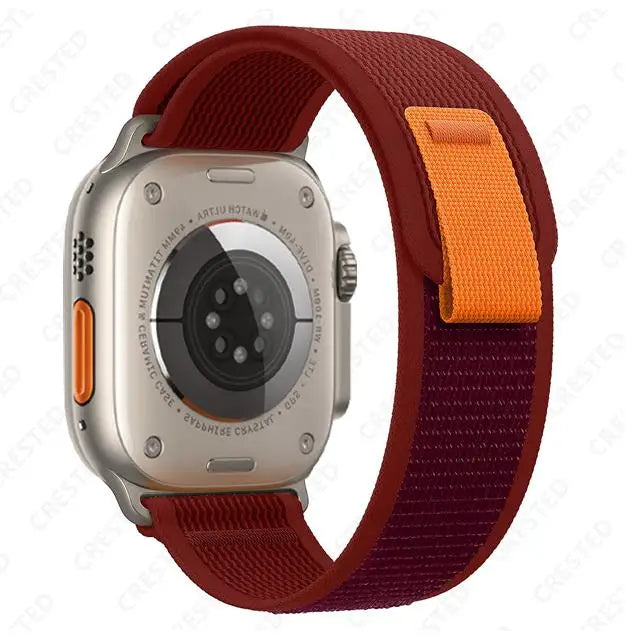 Nylon Trail-Loop Armband kompatibel für Smartwatches 38-49 mm Unisex