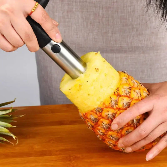 Edelstahl Ananas Schneider und Schäler