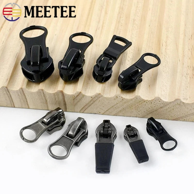 20x Metall Reißverschlussschieber Set #3 #5 #8 #10 wasserdicht Nylon-Zipper DIY