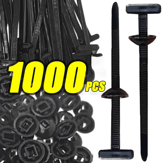 Selbstsichernde Nylon Kabelbinder - Clips für Kfz Reparatur - Befestigung