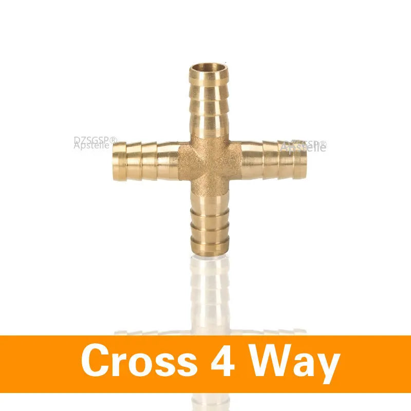 Robuste Messing-Rohrverschraubung 4-19 mm mit Sicherem Widerhakenverschluss