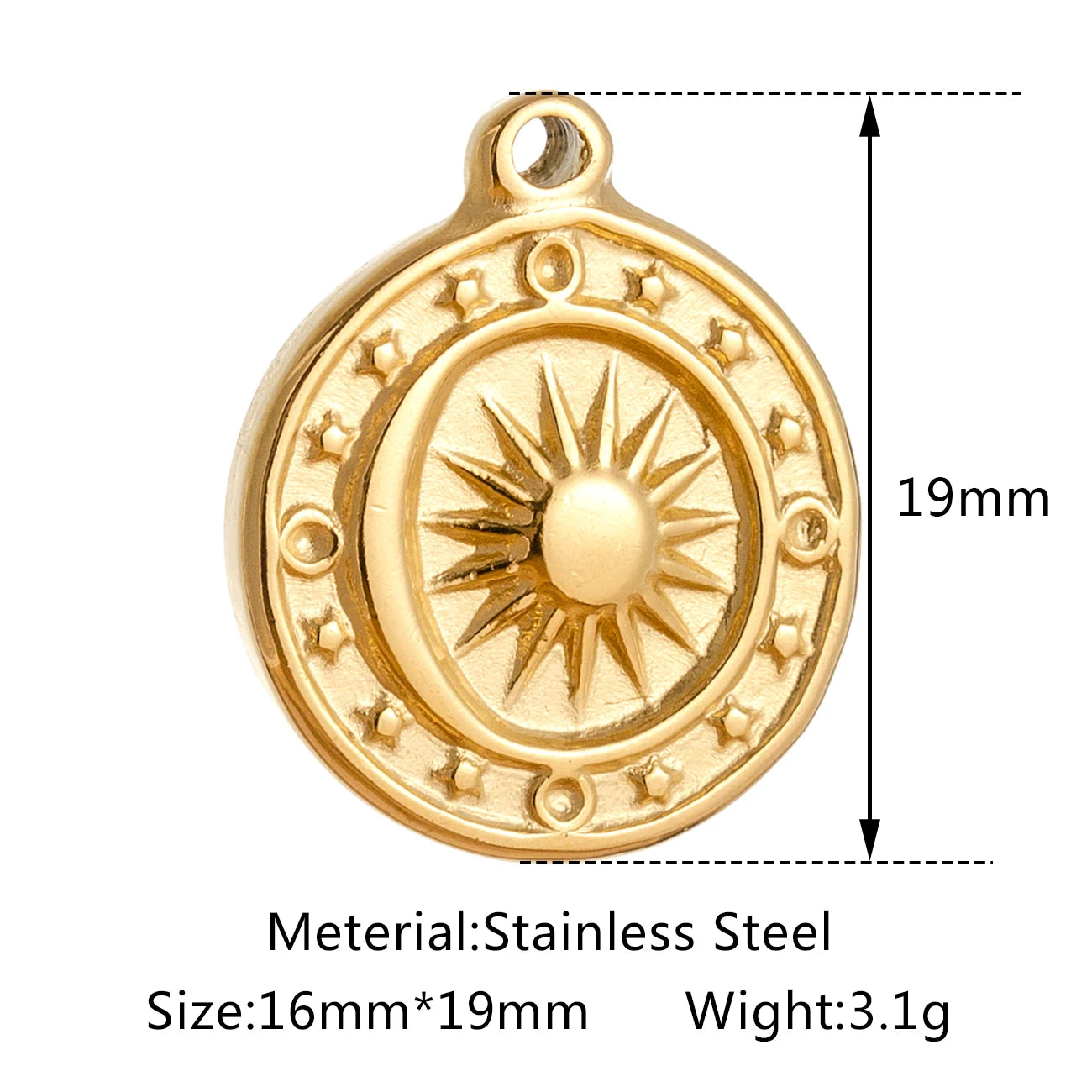 Edelstahl Charms Anhänger Set für DIY Schmuckgestaltung