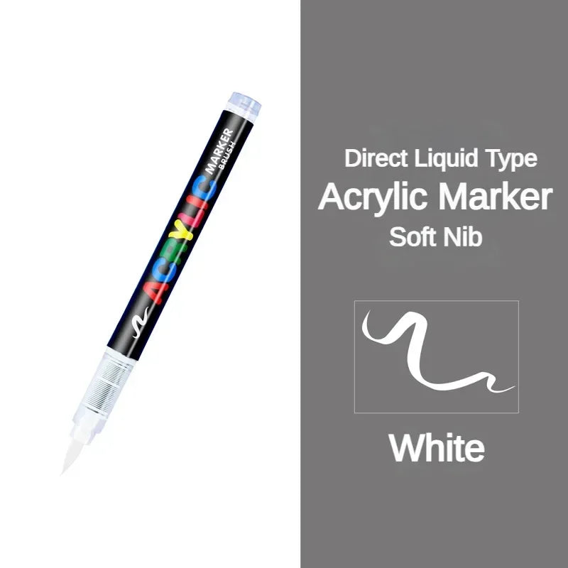 16 Farben flüssige Acrylstifte für vielseitige DIY-Kunst und Felsmalerei