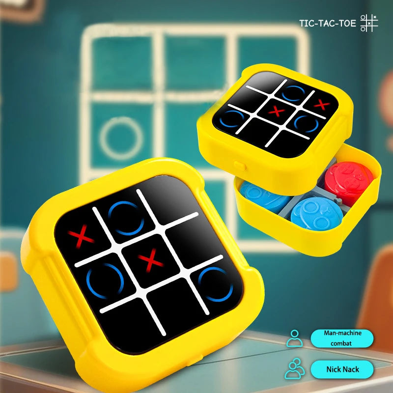 Elektronisches Tic Tac Toe Schachbrett Interaktives Lernspielzeug