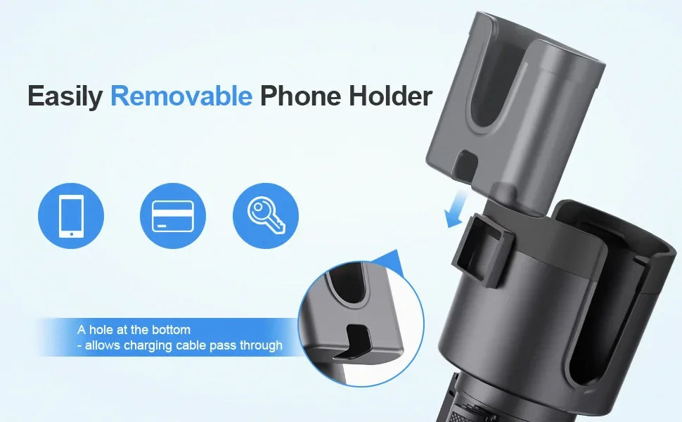 Großer verstellbarer Getränkehalter für das Auto