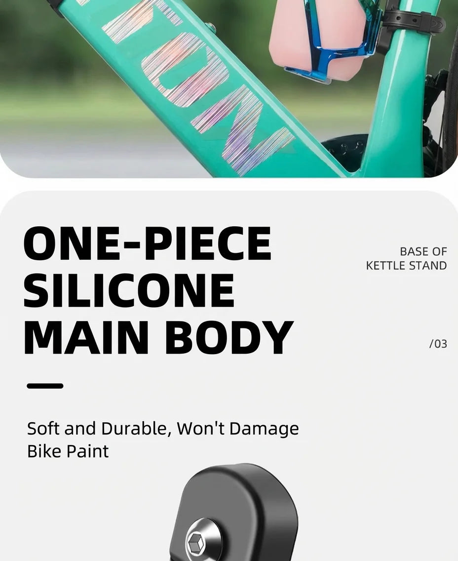 Bohrfreier Silikon-Fahrrad-Flaschenhalter, ultraleicht, bunt-Yabubest - Home & More