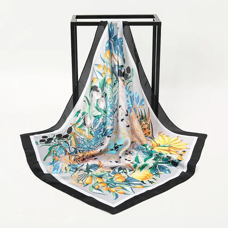 Modischer 70 x 70 cm Damenschal mit Paisley-Druck-Yabubest - Home & More