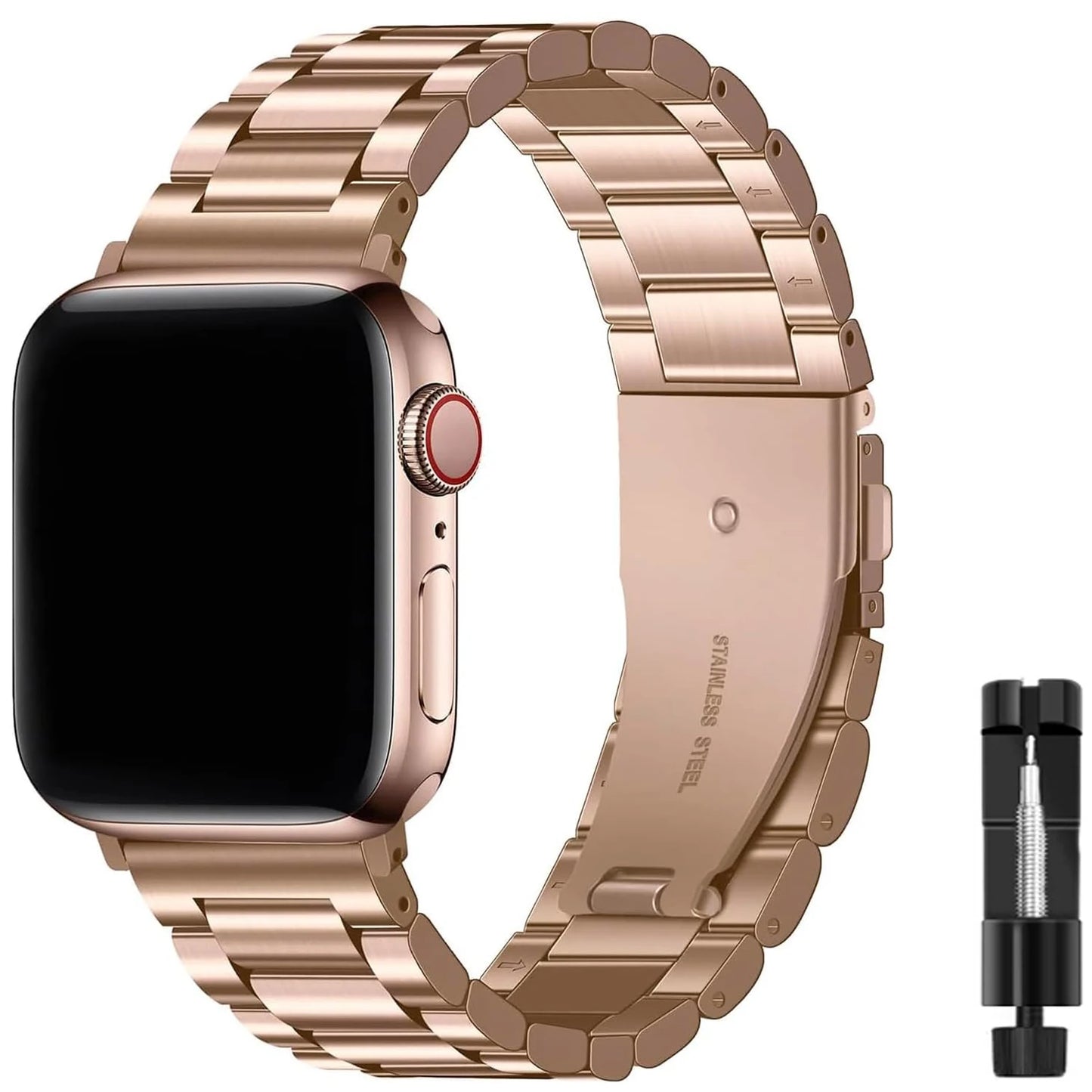 Edelstahl Armband für Apple Watch Series und Ultra Modelle