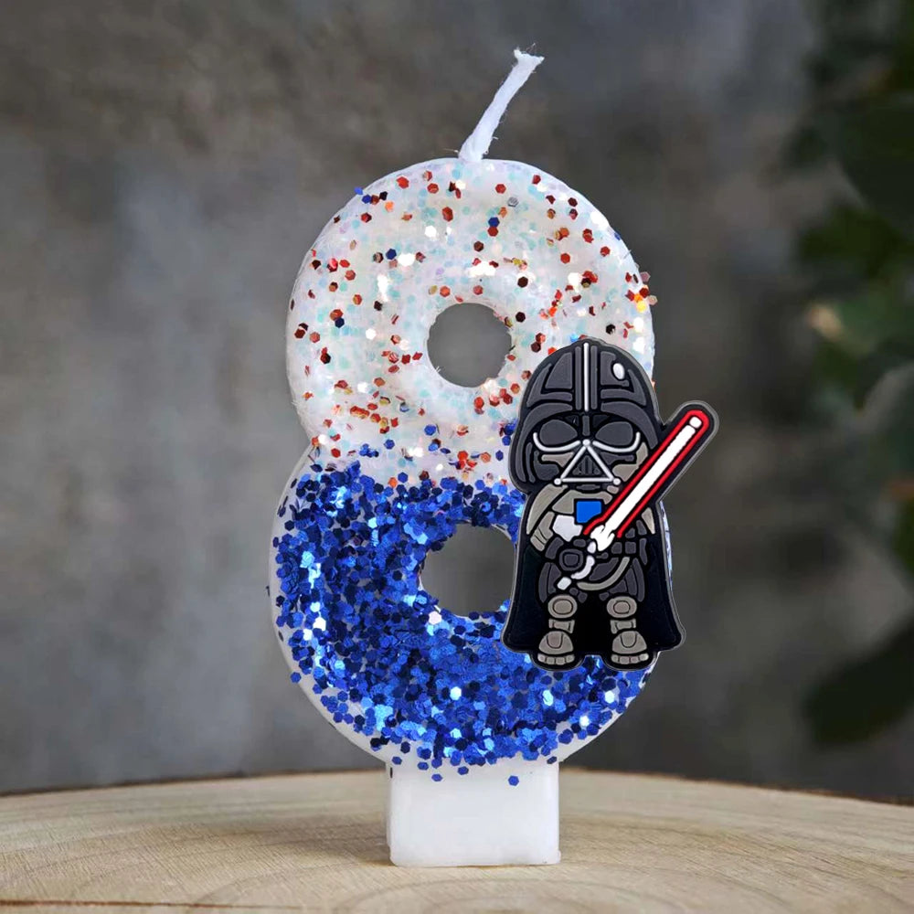 Thematische Geburtstagskerzen Zahlen für Partydekoration und Geschenke