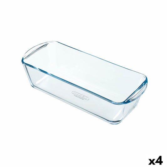 Backform Pyrex Classic Vidrio rechteckig Durchsichtig Glas 28 x 11 x 8 cm (4 Stück)-Haus & Küche, Backen-Pyrex-Ciniskitchen