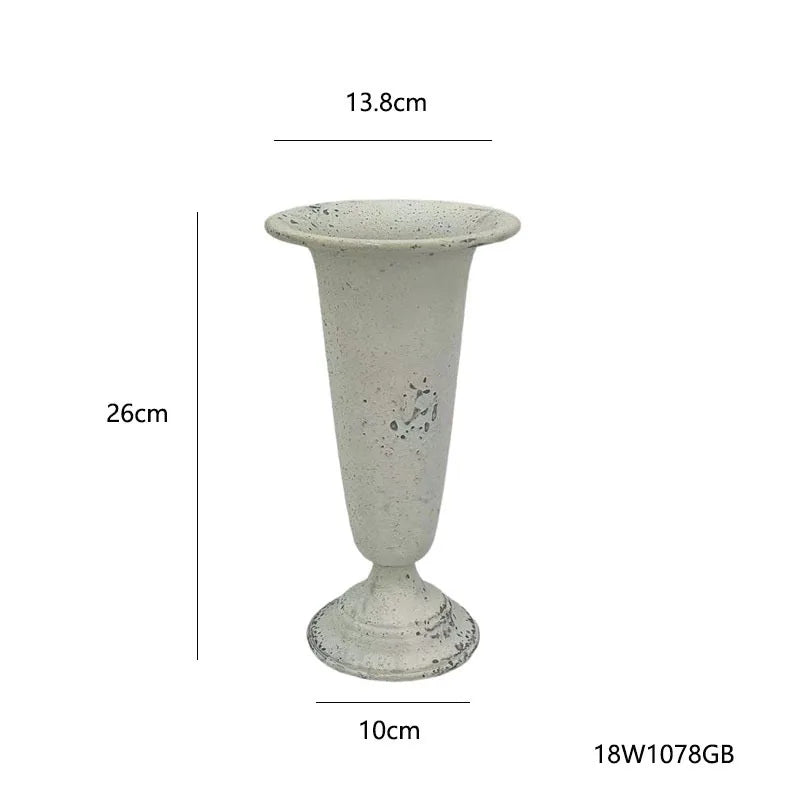 Retro Eisen Vase für Blumen, Heimdekoration und Hochzeit