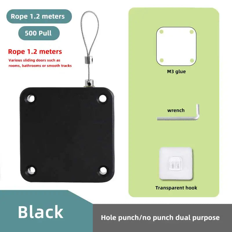 Automatischer Sensor Türschließer Edelstahl verstellbar mit Türstopper