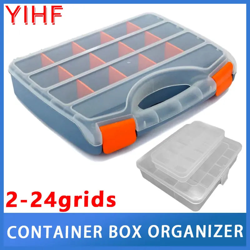 Variabler Organizer 2-24 Fächer für Kleinteile: Schmuck, Schrauben, Werkzeug