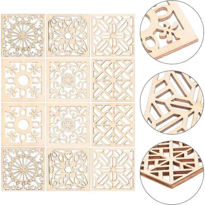 20 Stück Holzscheiben 4 cm – Natürliche Rohlinge für kreative DIY-Projekte