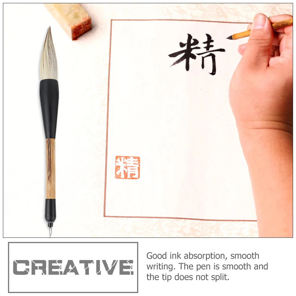 Chinesischer Kalligraphiepinsel mit glatter Spitze für Schreiben und Malen