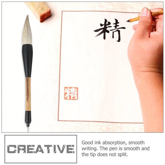 Chinesischer Kalligraphiepinsel mit glatter Spitze für Schreiben und Malen