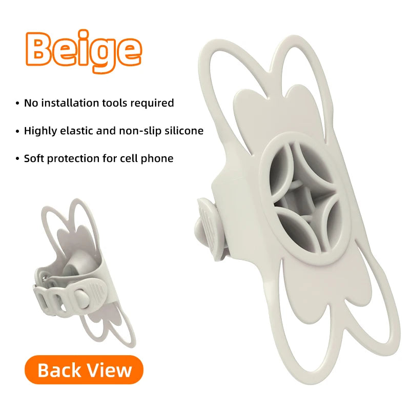 Universal Silikon Fahrrad Handyhalter Lenkerclip Für Alle Telefone