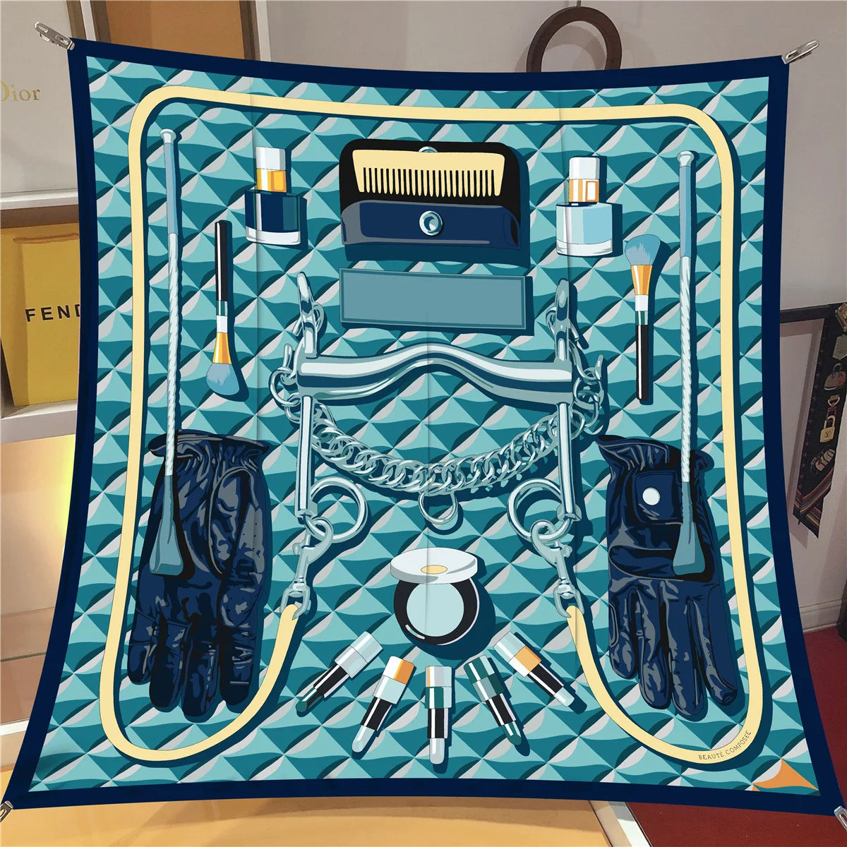 Stylisches bedrucktes Bandana Kopftuch Unisex vielseitig tragbar