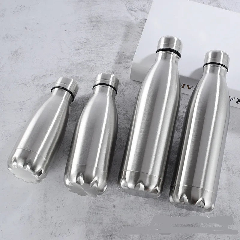 Auslaufsichere Edelstahl-Wasserflasche 1L – Robust & ideal für Sport & Reise