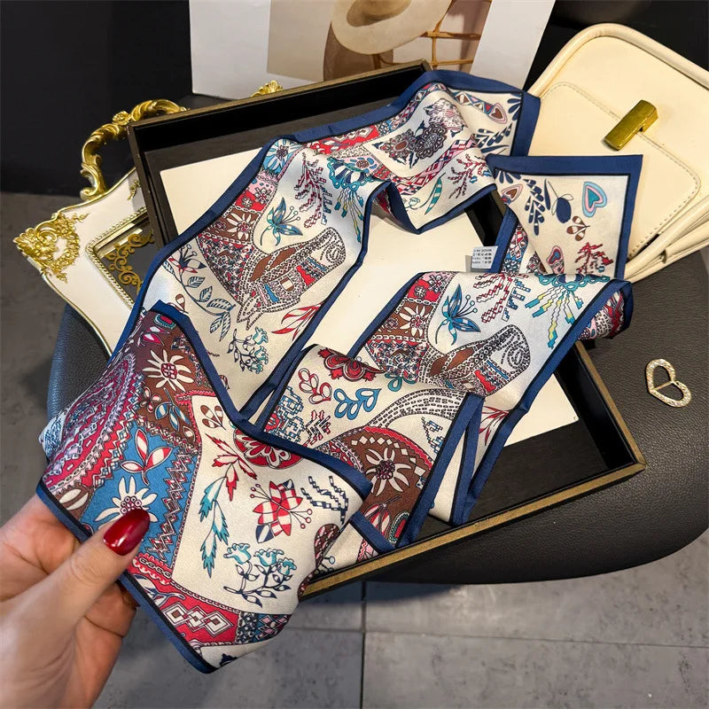 Dünner Seidenschal für Frauen – Multifunktionales Halstuch-Yabubest - Home & More