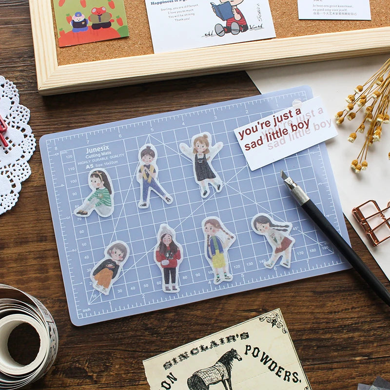 Schneidematten A3 A4 A5 PVC selbstheilend mit Rasterlinien für DIY
