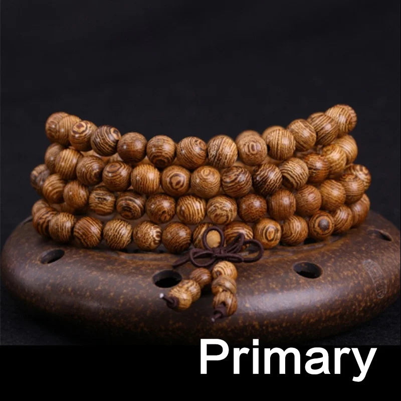Spirituelles Sandelholz Armband für Meditation und Stil