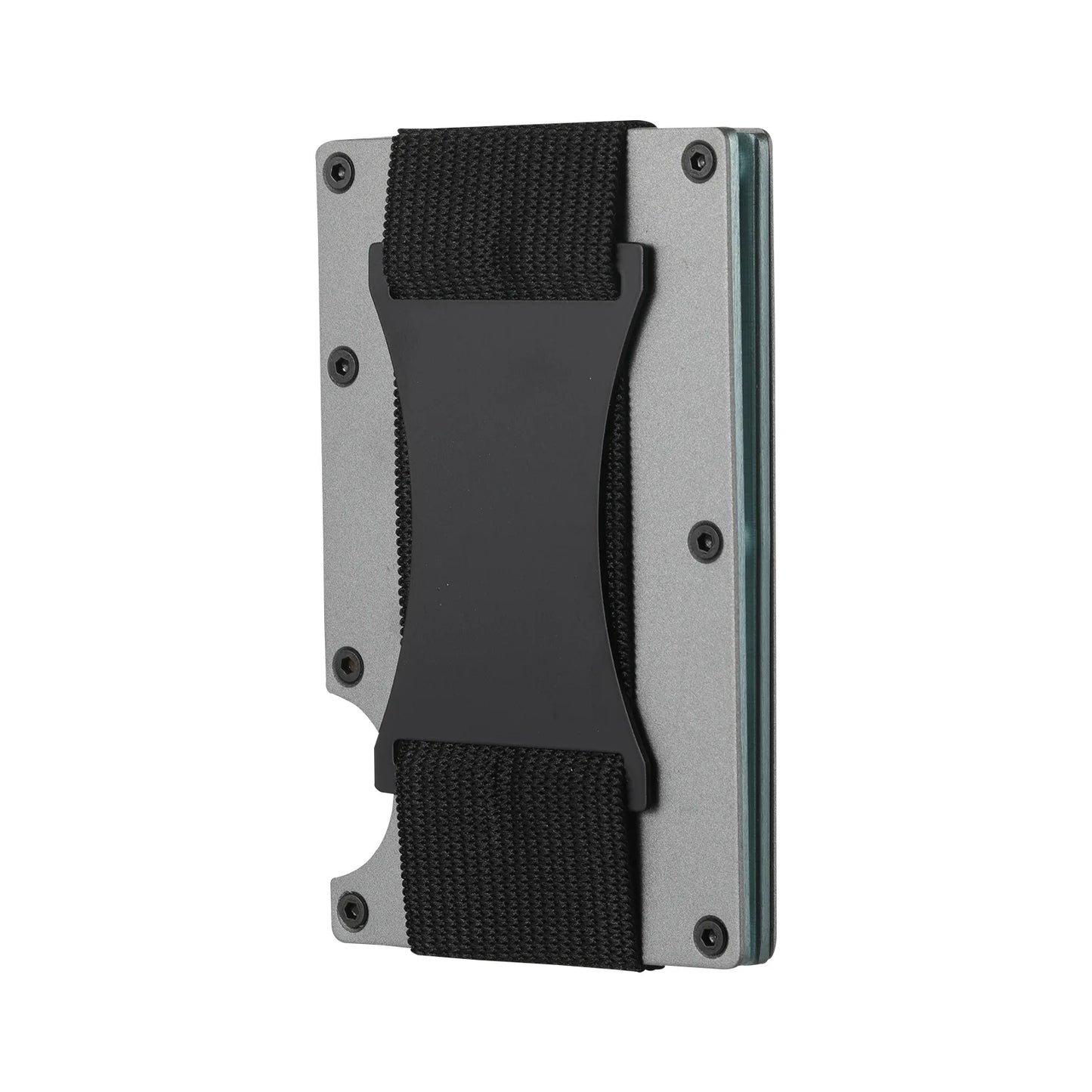 Slim Pop-Up RFID Kartenhalter – leichte Aluminium Geldbörse mit extra Fach