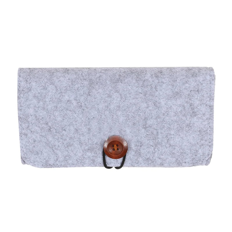 Schutzhülle aus Filz für mobile Geräte mit Fächerfach