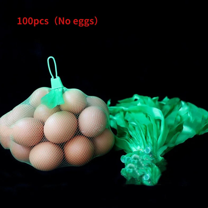 100 Stück Netzbeutel mit Schnallen für vielseitige Lagerung