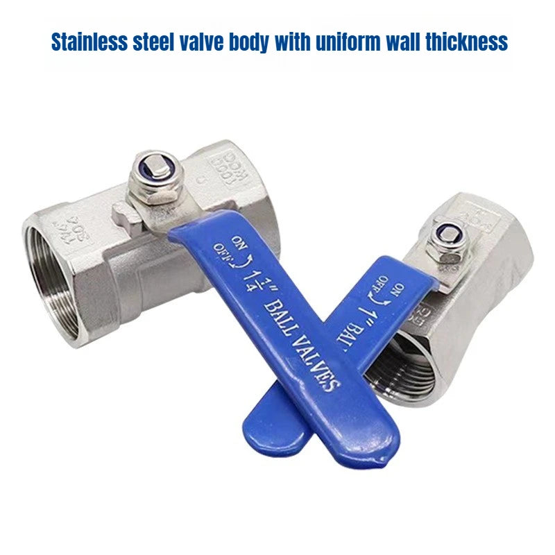 Robuste Edelstahlkugel für Ventile mit Vinylgriff und BSP-Gewinde