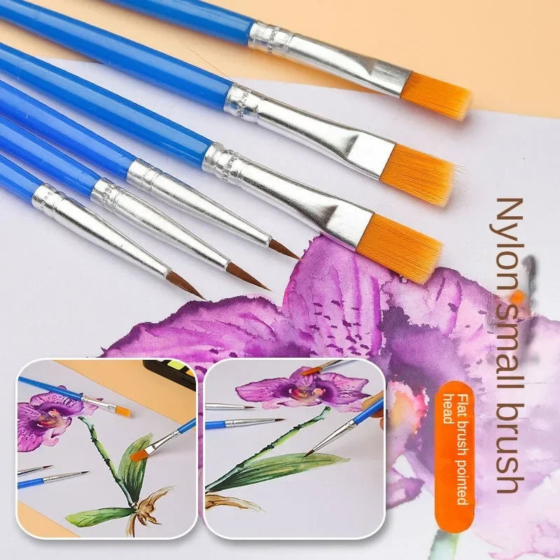 Vielseitiges Malpinsel-Set 10/20/50 Stück mit Nylonhaar für Acryl - Öl