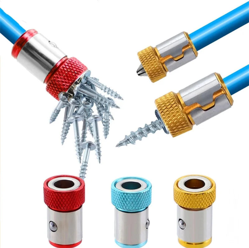 5er Set magnetische Schraubenringe für 1/4 Zoll Schraubendreher Bits