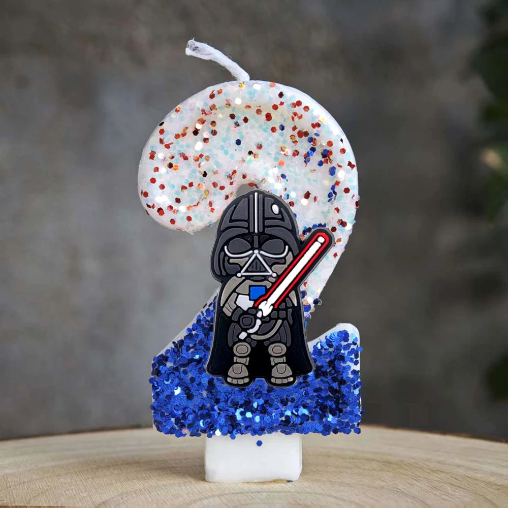 Thematische Geburtstagskerzen Zahlen für Partydekoration und Geschenke