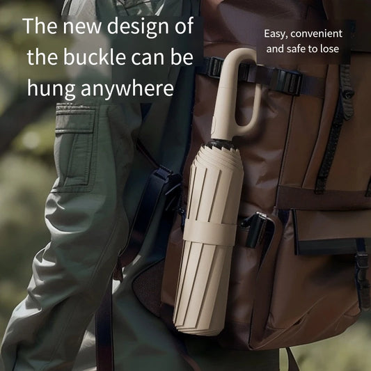 Übergroßer Automatik Regenschirm UV-Schutz Windfest Regenfest Verstärkt