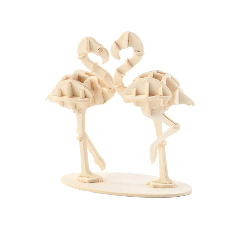 3D Holzpuzzle Tier Montageset DIY Geschenk für Kinder ab 12 Jahren