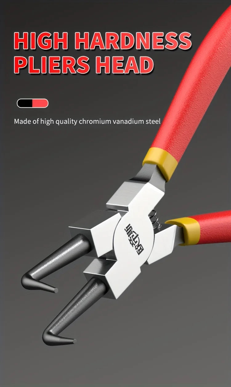 Robuste Multifunktions-Sicherungsringzange Innen und Außen